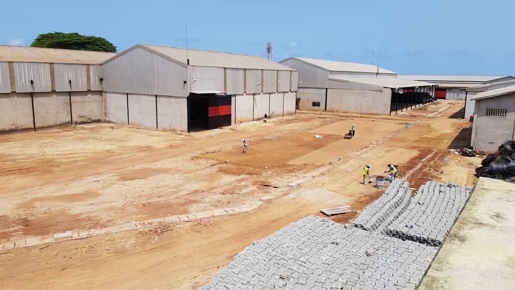 Travaux de pavage - Réalisation routes et voiries Calavi Bénin